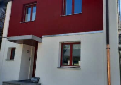 Malerarbeiten an einem privaten Haus