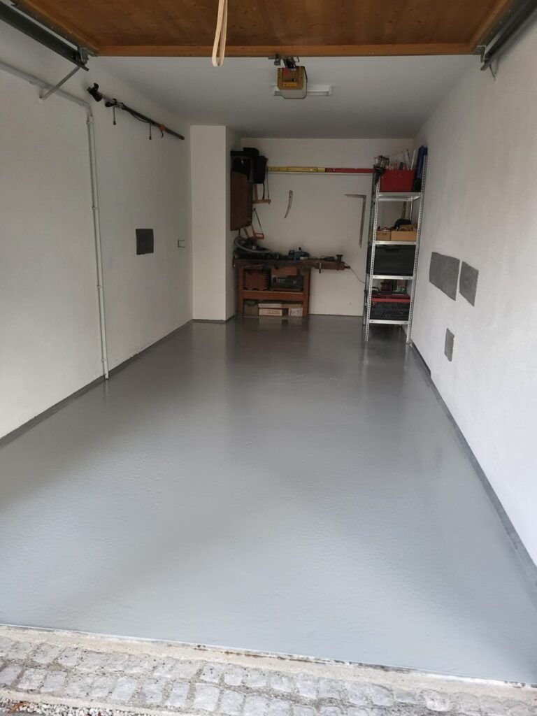 Garagen Renovierung (Wände und Boden)